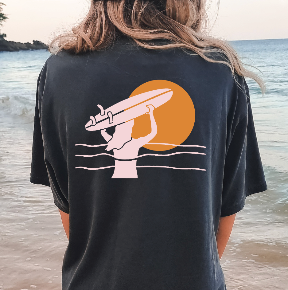 Let's Go Surfing Adult Tee