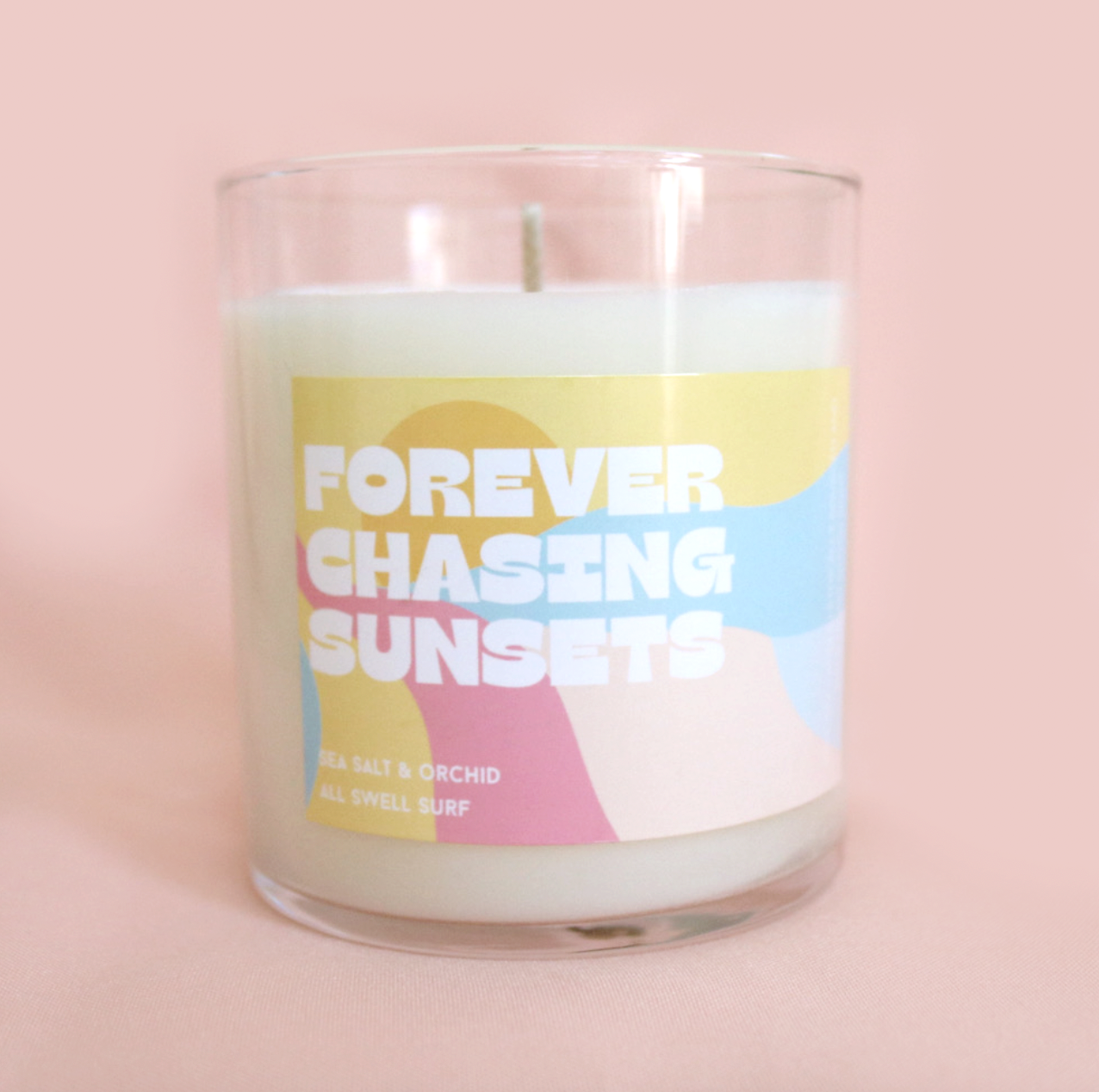 Forever Chasing Sunsets Candle