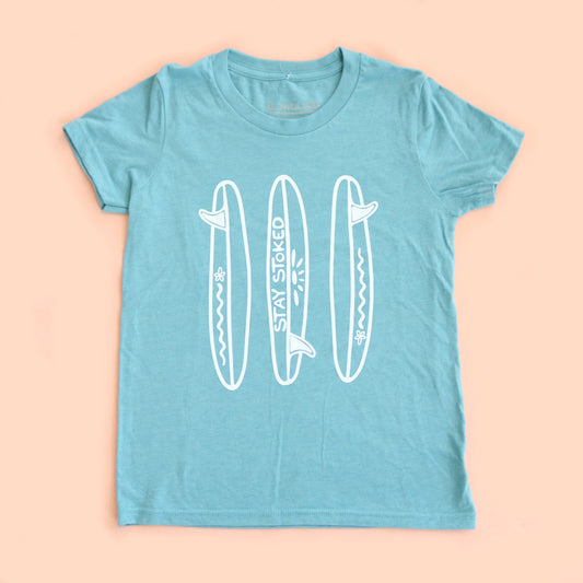 Stay Stoked Kids Tee