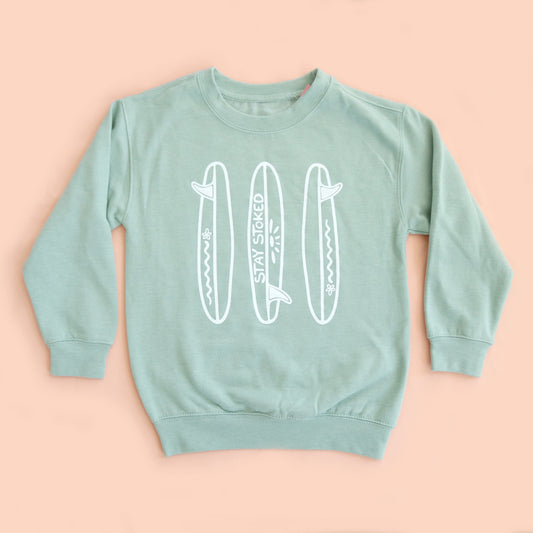 Stay Stoked Kids Sweatshirt