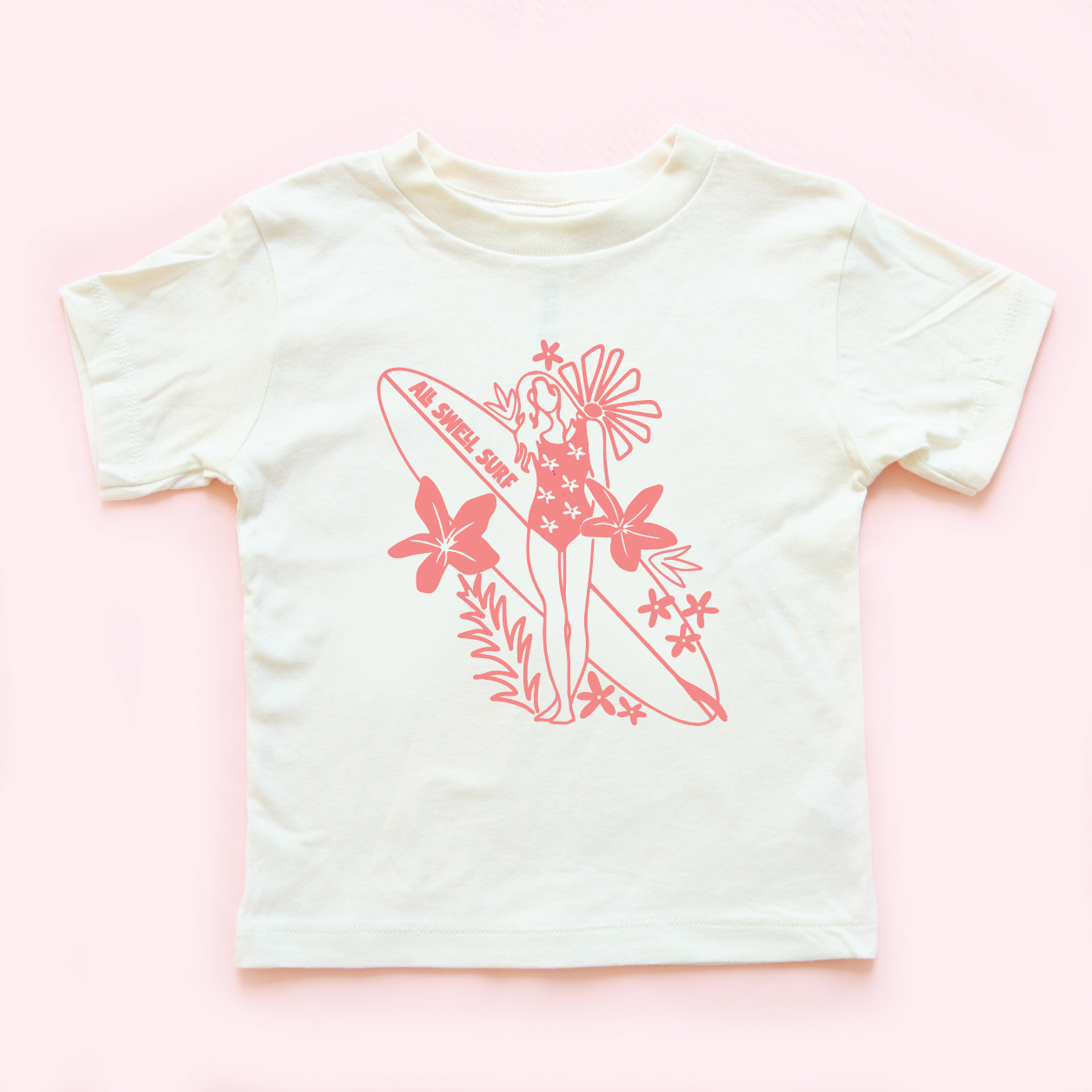 Surfer Girl Bloom Toddler Tee