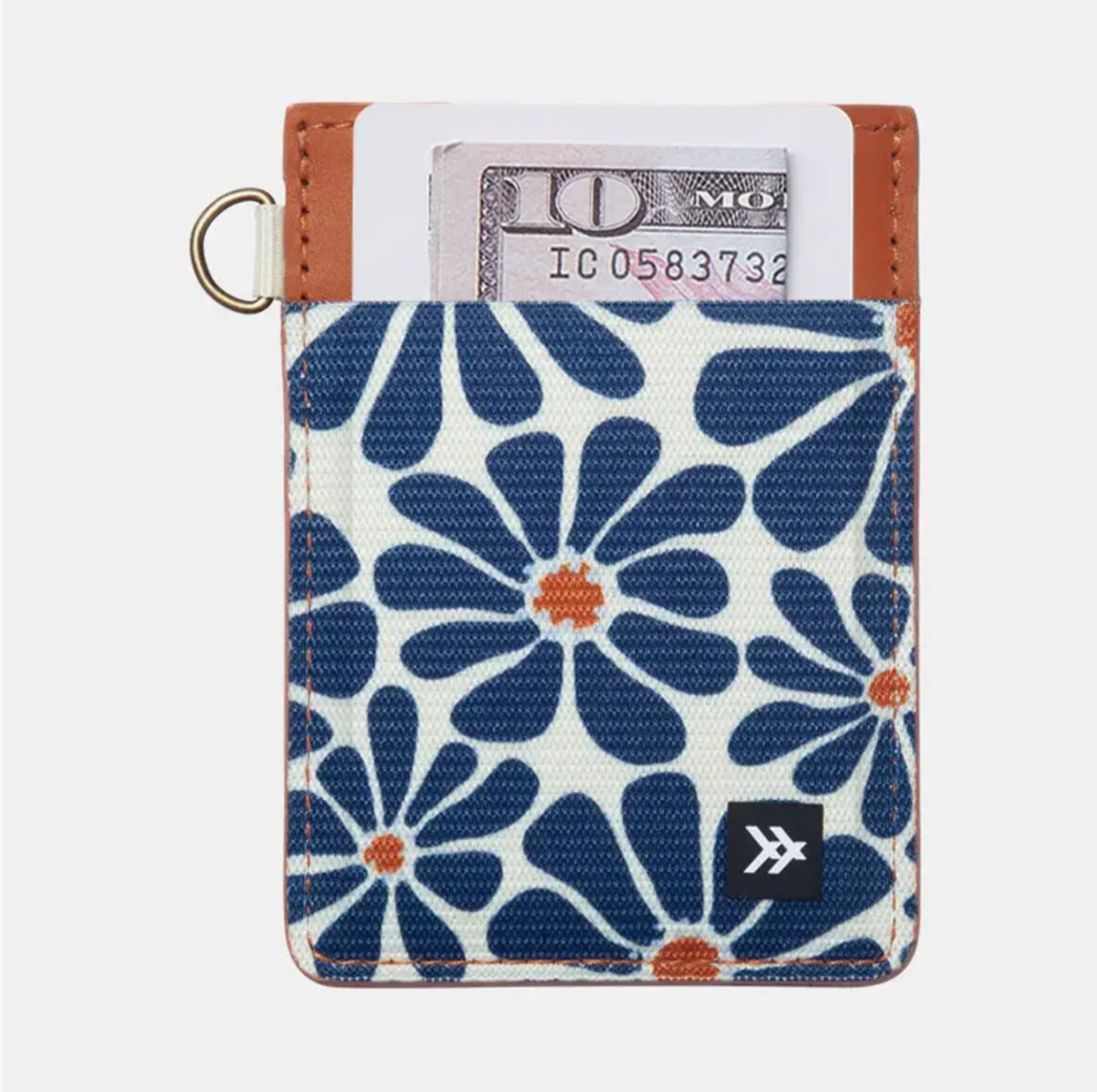 Thread Vertical Leather Wallets