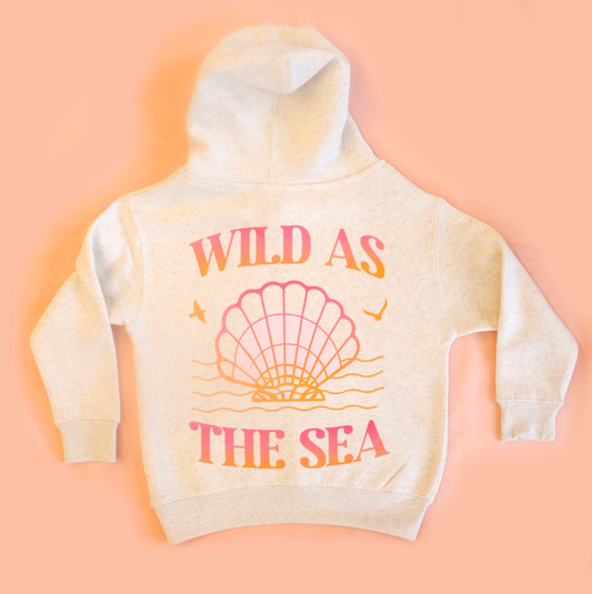 Kids Wild As The Sea Hoodie