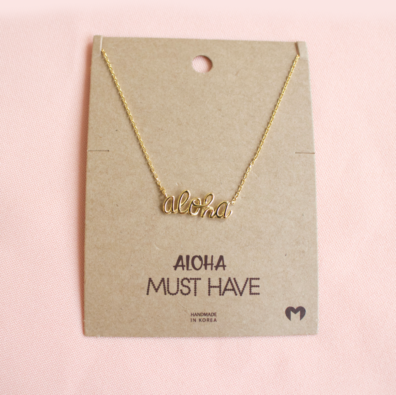Aloha Print Classic Necklace