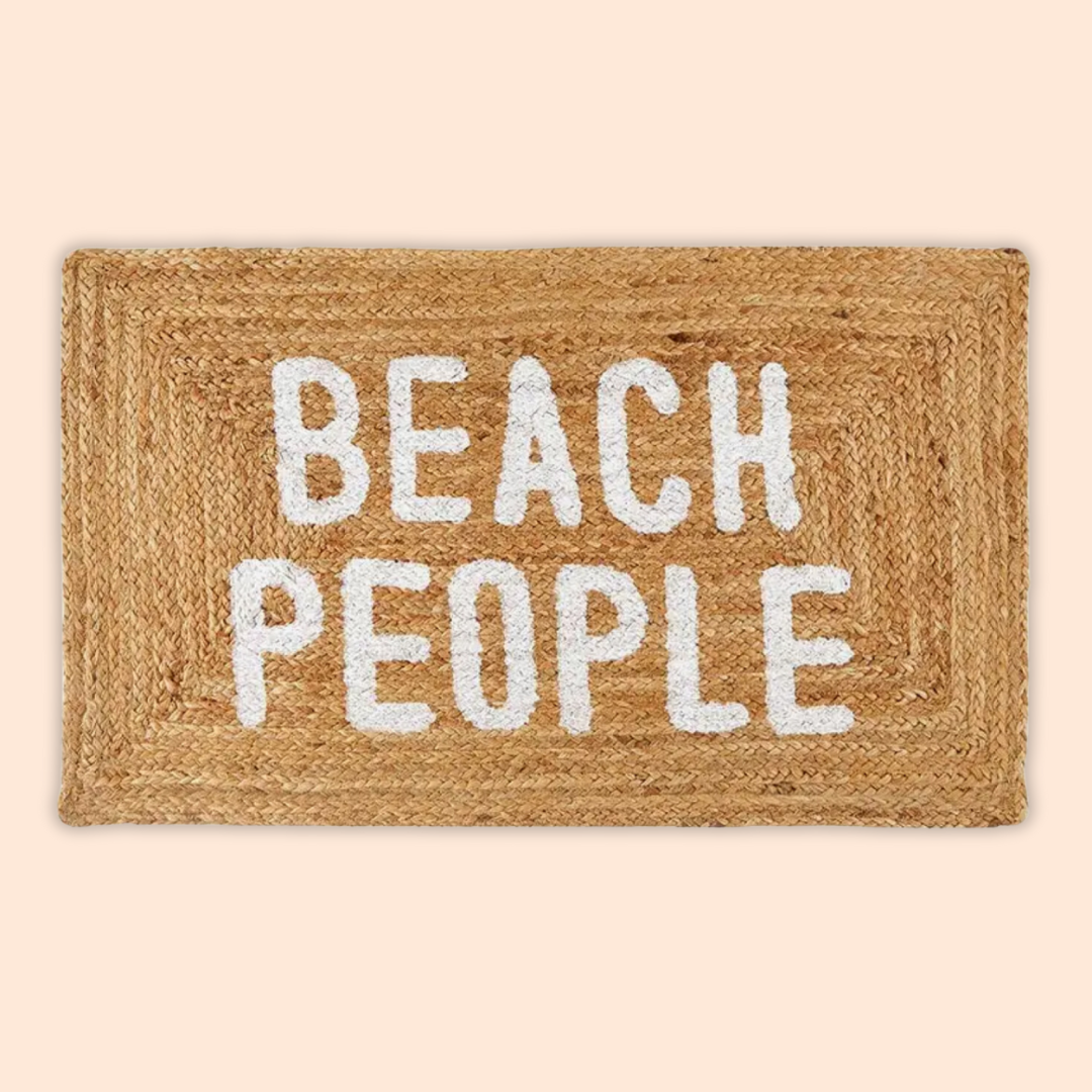 Beach People Jute Mat