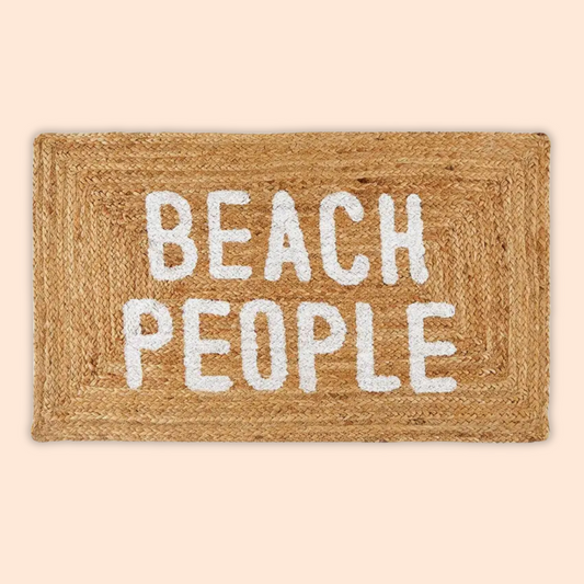 Beach People Jute Mat