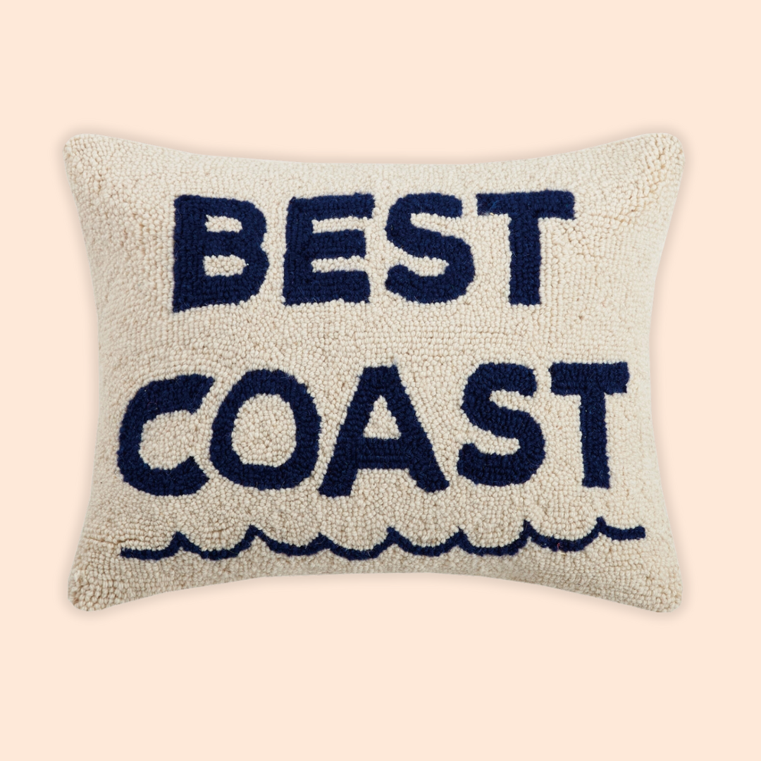 Best Coast Hook Pillow