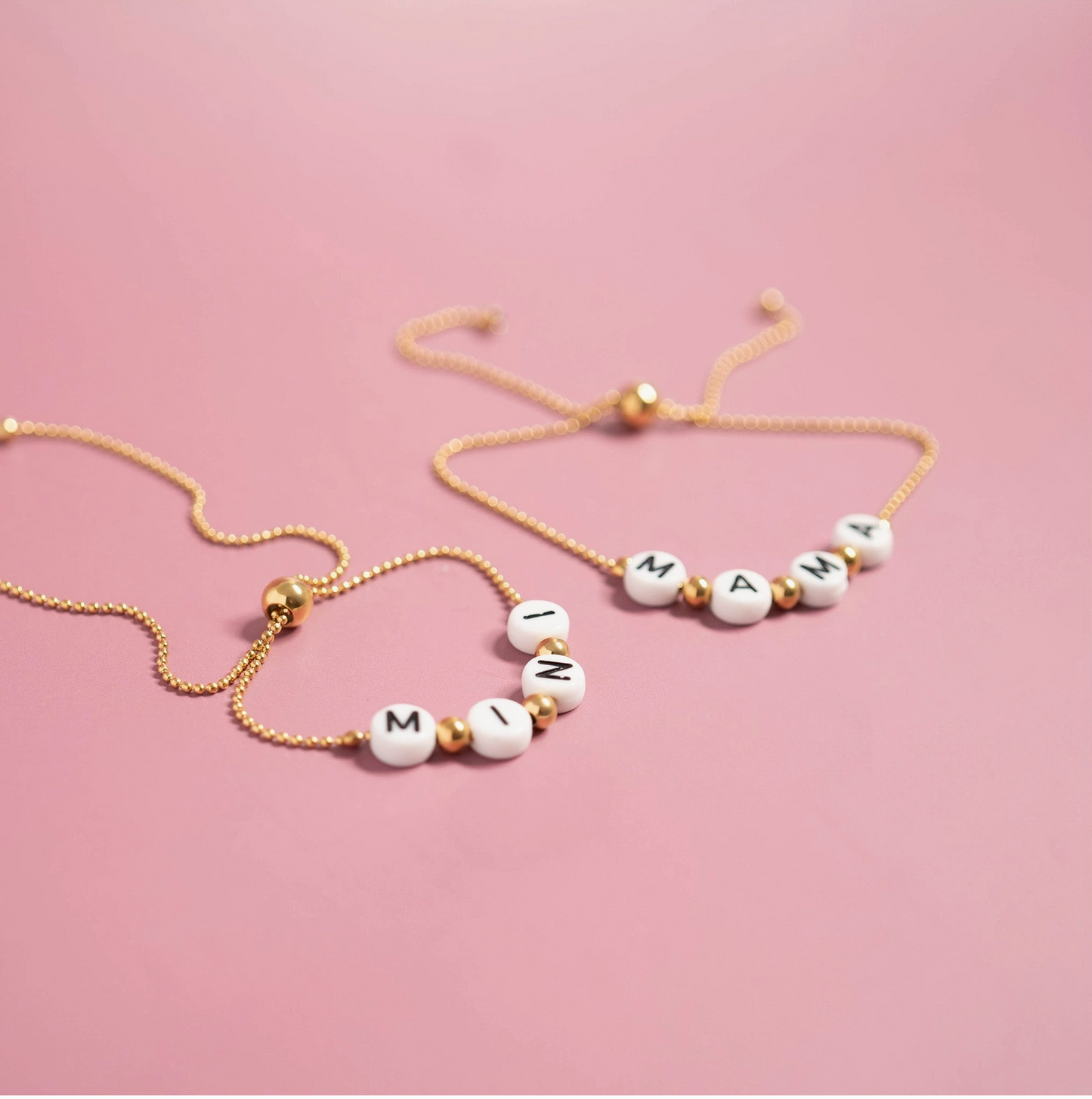 MINI Beaded Charm Bracelet