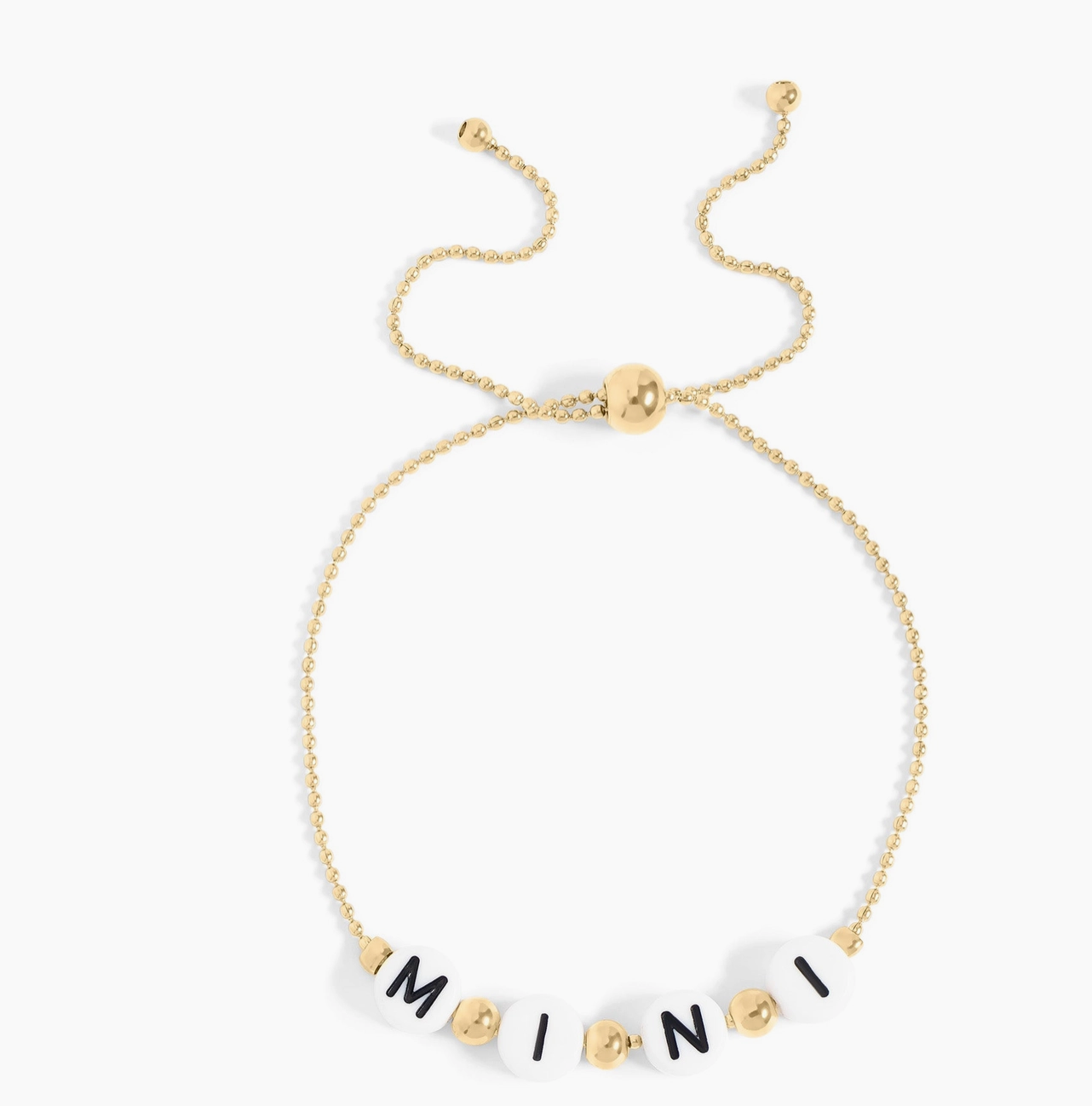 MINI Beaded Charm Bracelet