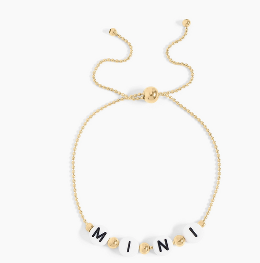 MINI Beaded Charm Bracelet