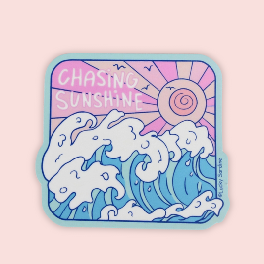 Chasing Sunsets Sticker