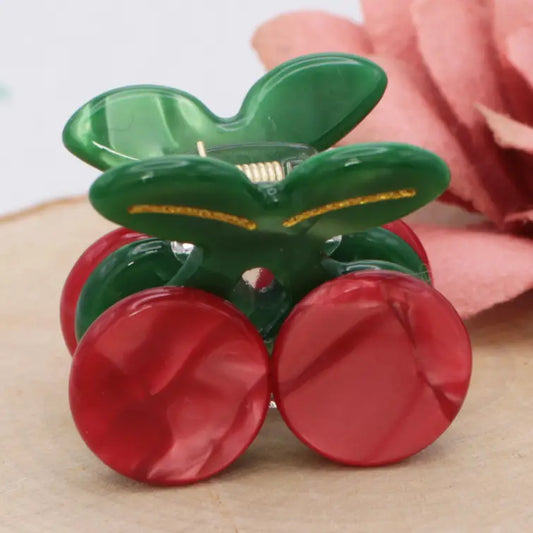 Cherry Crush Mini Hair Claw