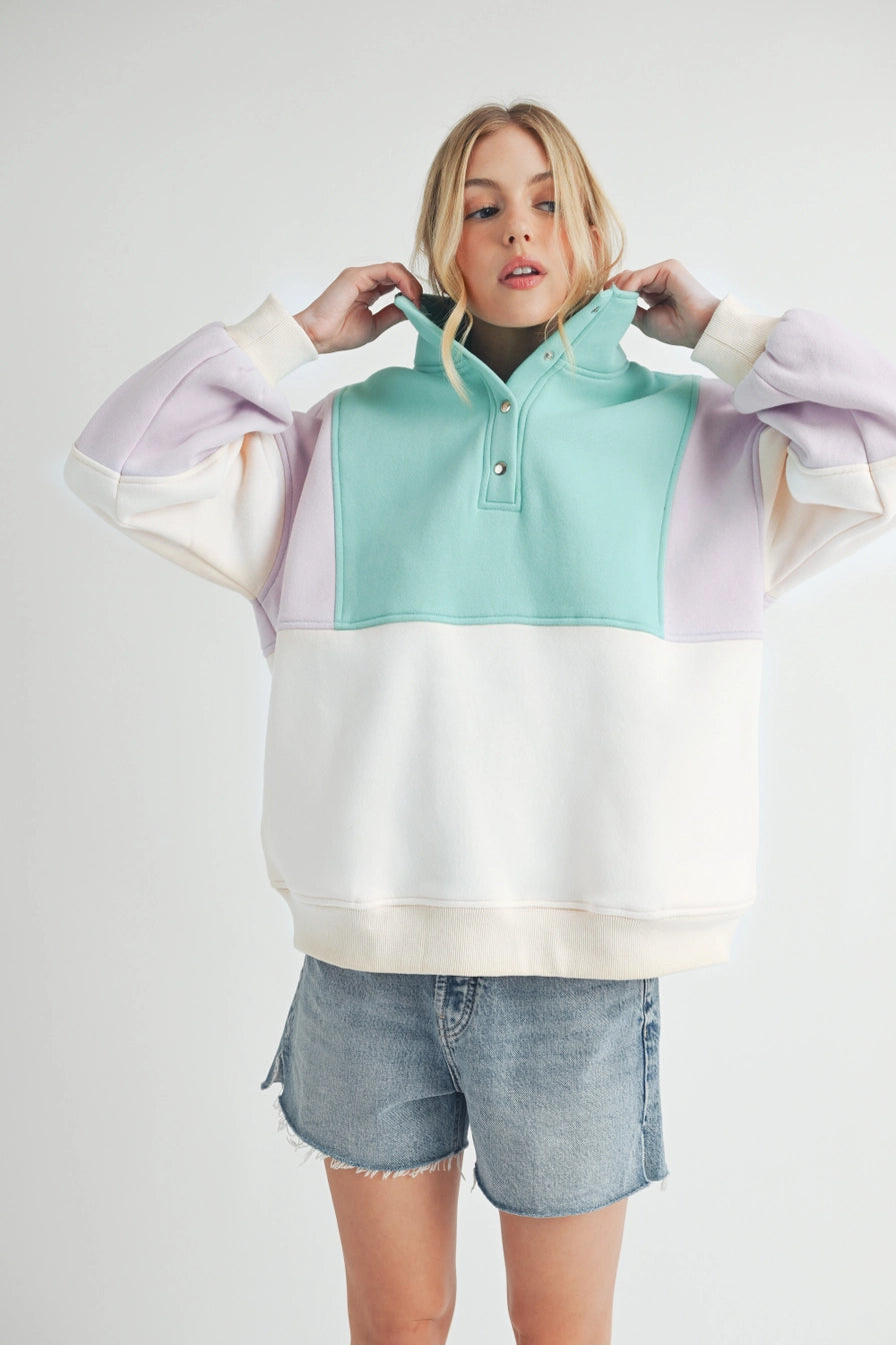Coastal Dream Half-Snap Pullover