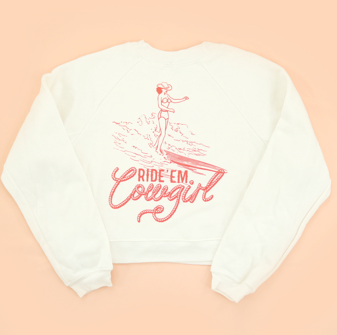 Ride 'Em Cowgirl Cropped Sweatshirt