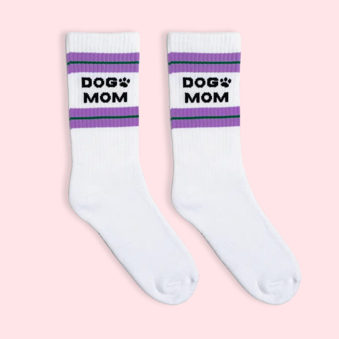 Dog Mom Classic Crew Socks