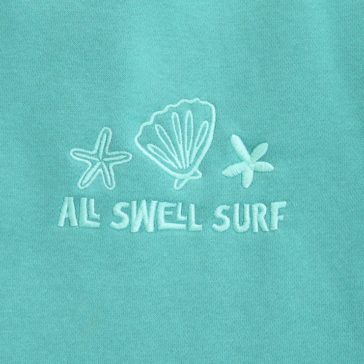 Sea Glass Embroidered Sweatpants