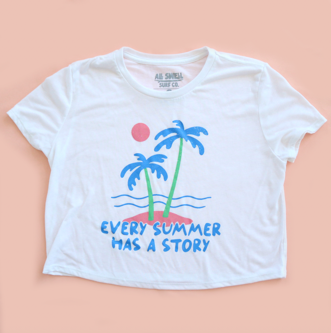 Every Summer Has a Story Flowy Crop Tee