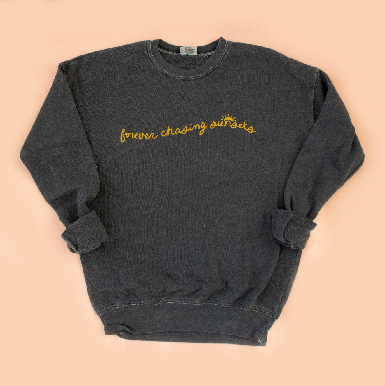 Forever Chasing Sunsets Mineral Washed Sweatshirt