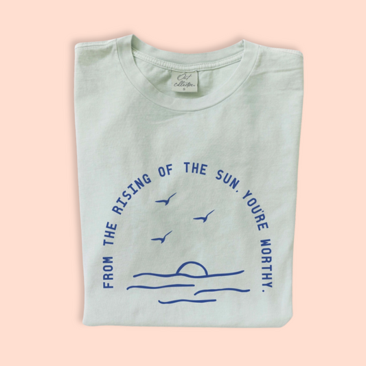 From the Rising of the Sun Mineral Washed Tee
