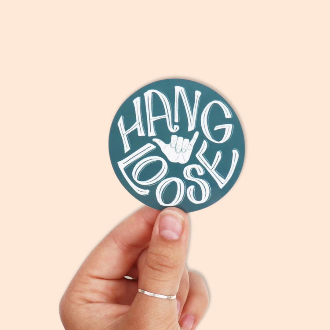 Hang Loose Sticker