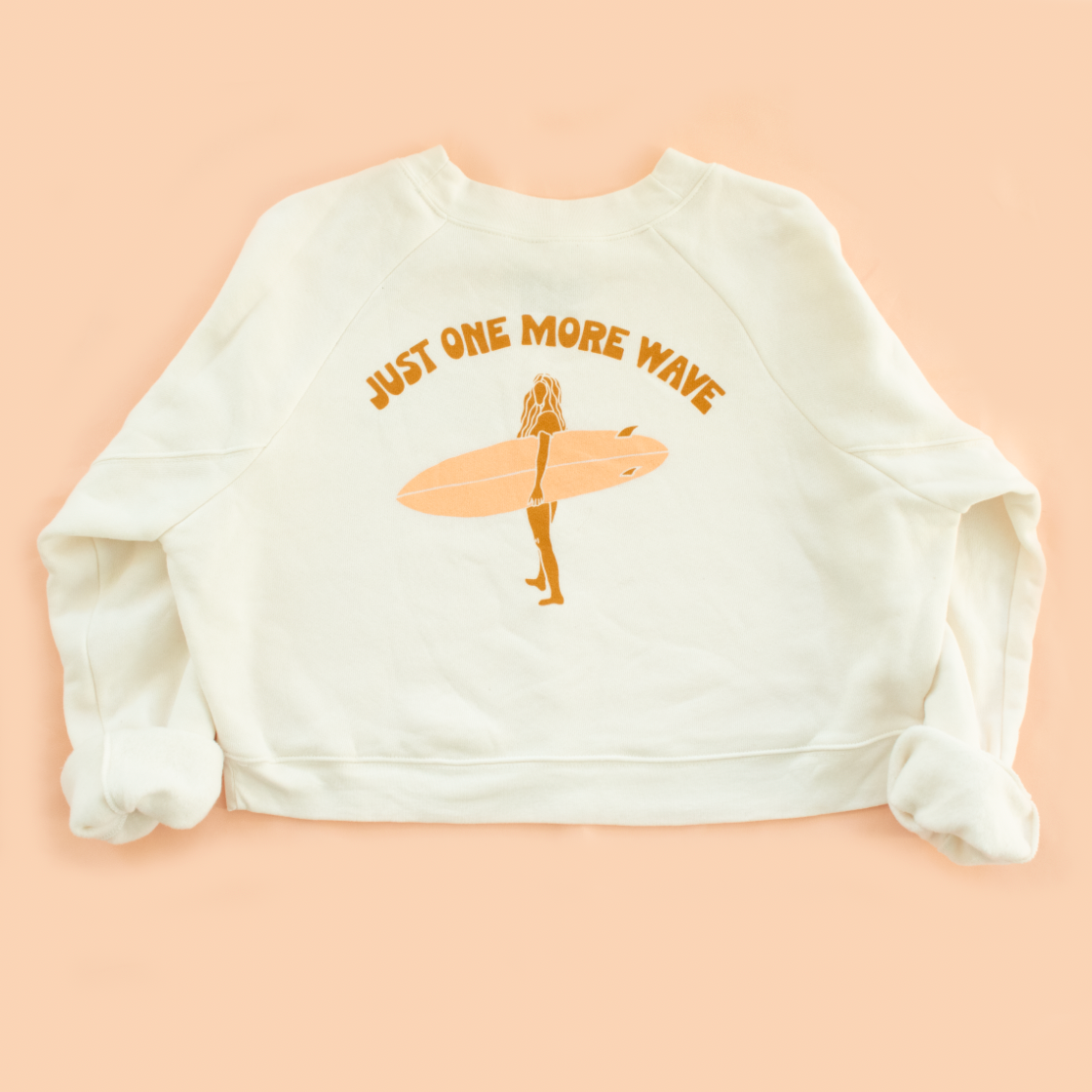 Just One More Wave  BOXY Sweatshirt