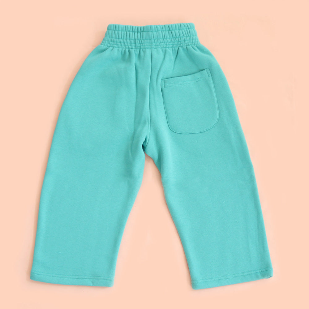 Sea Glass Embroidered Kids Sweatpants