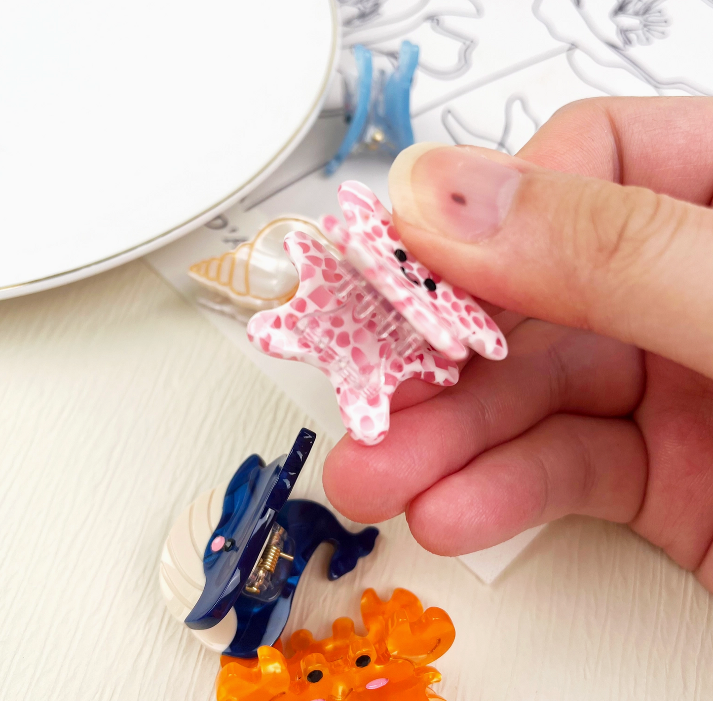 Mini Hair Claw Clips