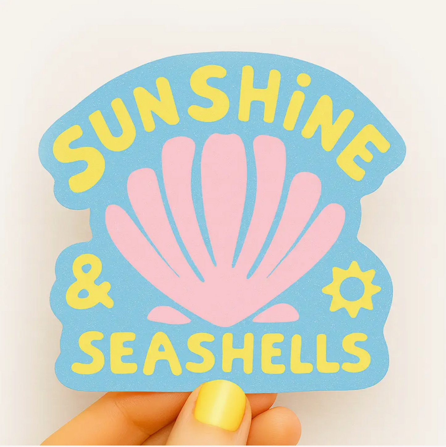 Sunshine and Seashells Sticker