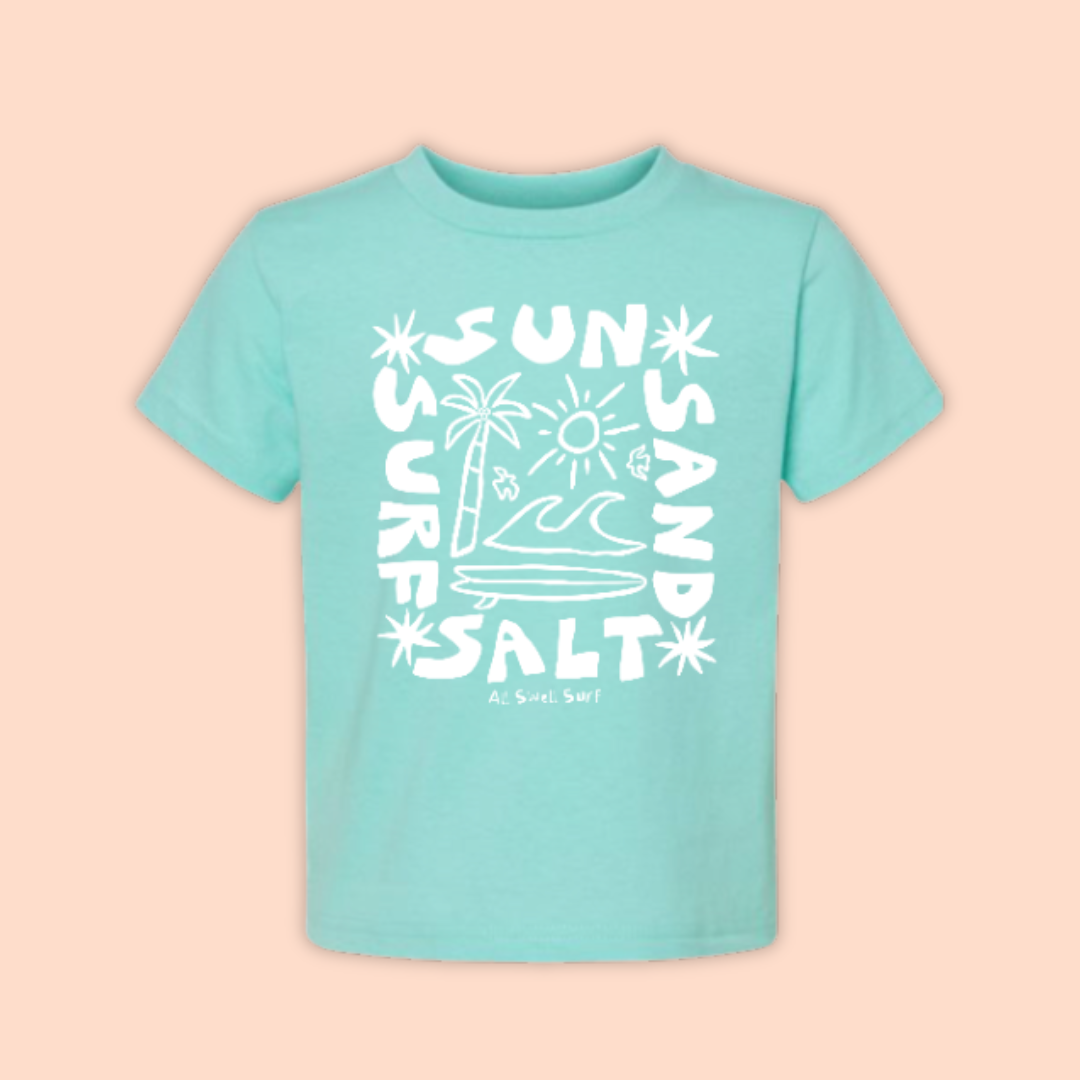 Sun Sand Salt Kids tee