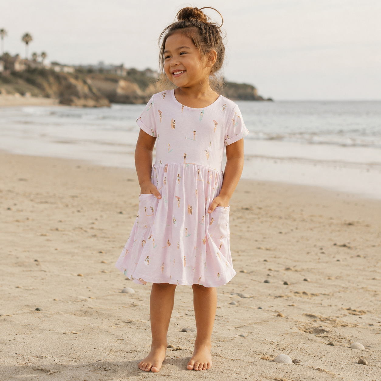 Surfer Girls Pocket Dress