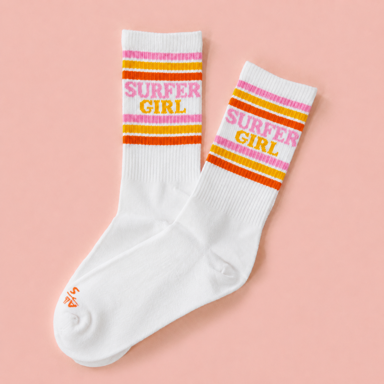 Surfer Girl Adult Socks