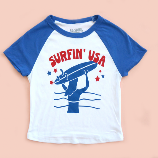 Surfin' USA Baby Tee