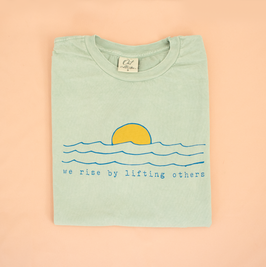 We Rise By Lifting Others Mineral Washed Tee